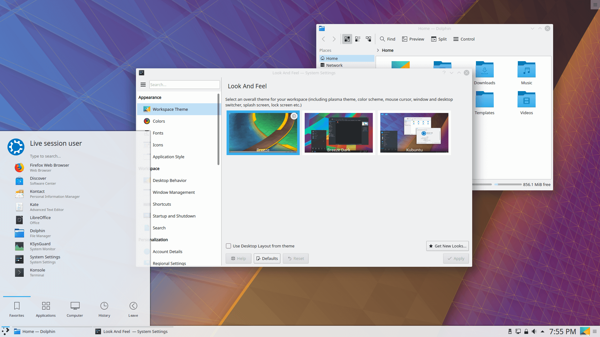 KDE Plasma Desktop